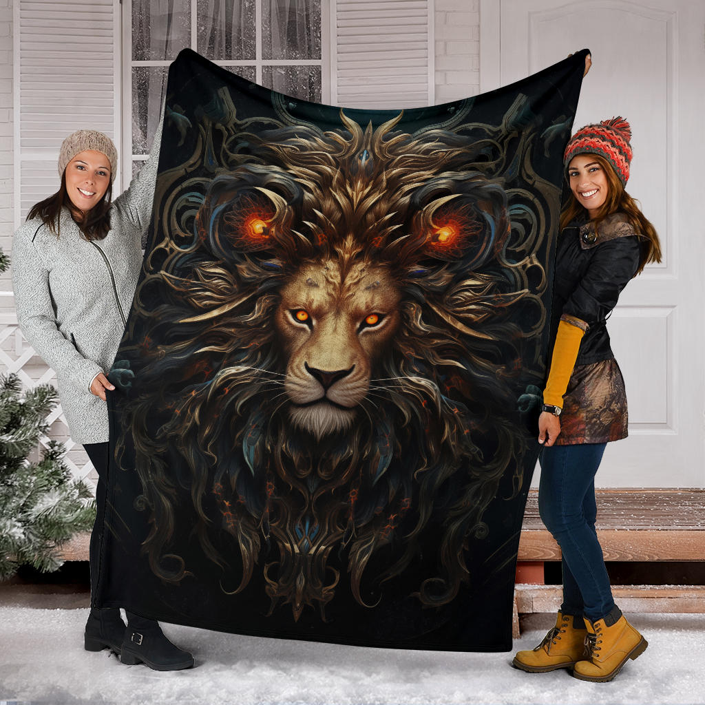 Lion Zodiac Blanket, Lion Zodiac Gifts, Lion Zodiac Sign, Lion Throw Blanket, Leo Zodiac Sign