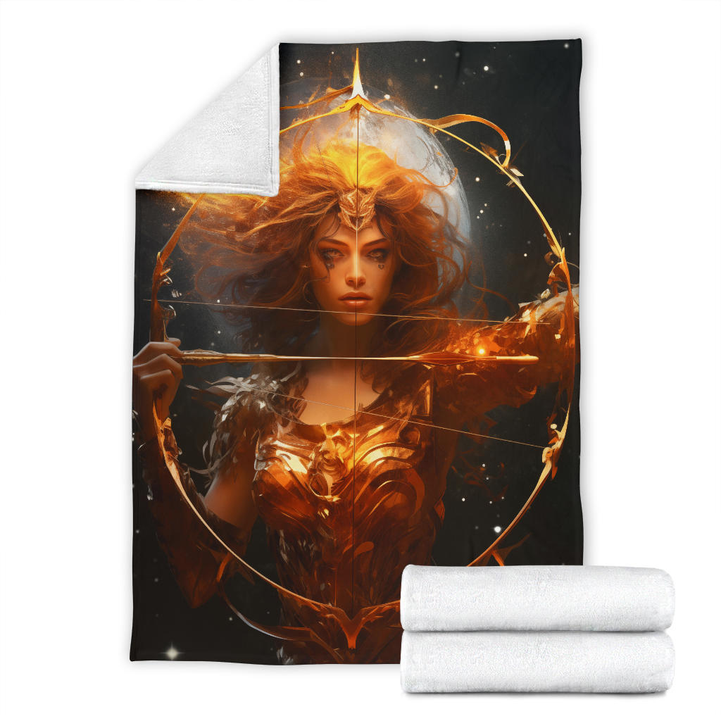 Sagittarius Zodiac Sign Blanket, Archer Sagittarius Zodiac Gifts