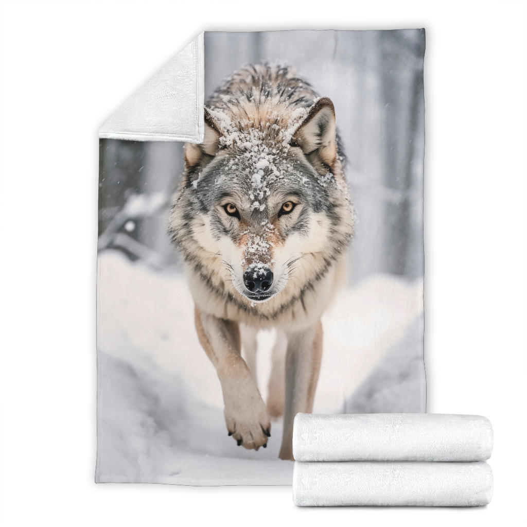 Angry Wolf Blanket