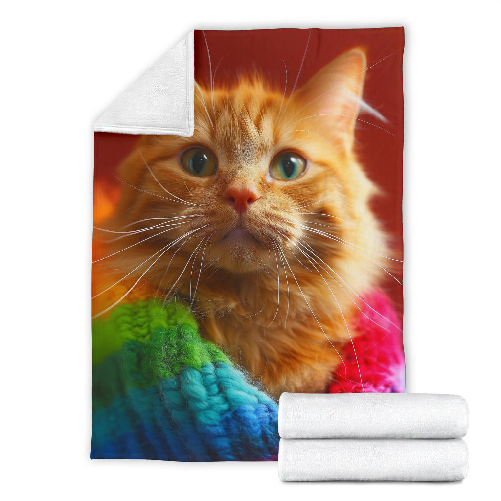 Munchkin cat Blanket, Trippy Psychedelics Munchkin cat Fleece Blanket, Munchkin cat Throw Blanket, Munchkin cat Gifts