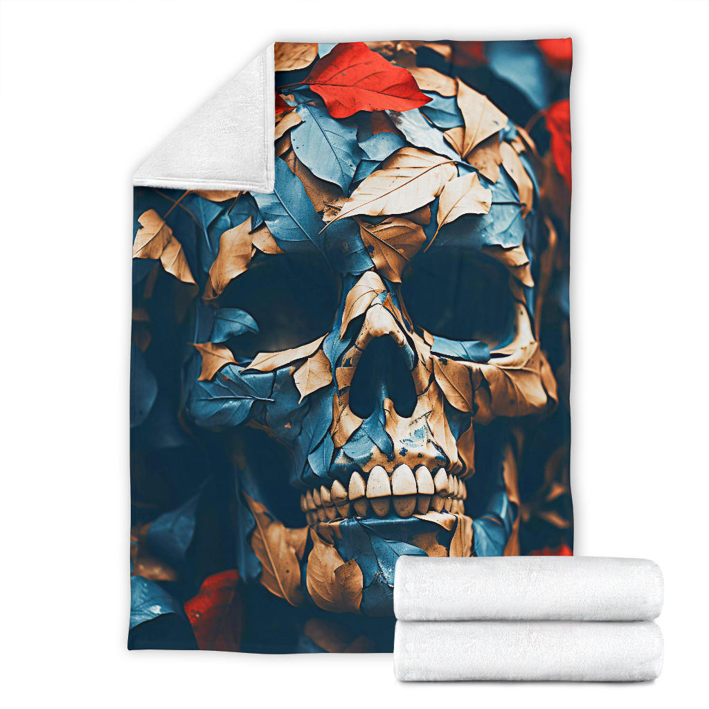 Skeleton Skull Blanket