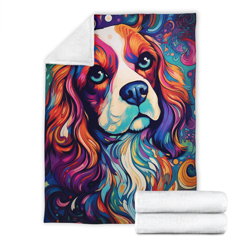 Cavalier King Charles Spaniel Blanket, Cavalier King Charles Spaniel Throw Blanket, Cavalier King Charles Spaniel Dog Gifts