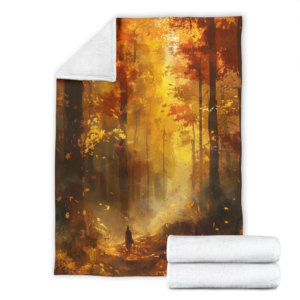 Autumn Aura Blanket, Autumn Aura Estetic Blanket, Autumn Aura Blanket Gift, Blanket