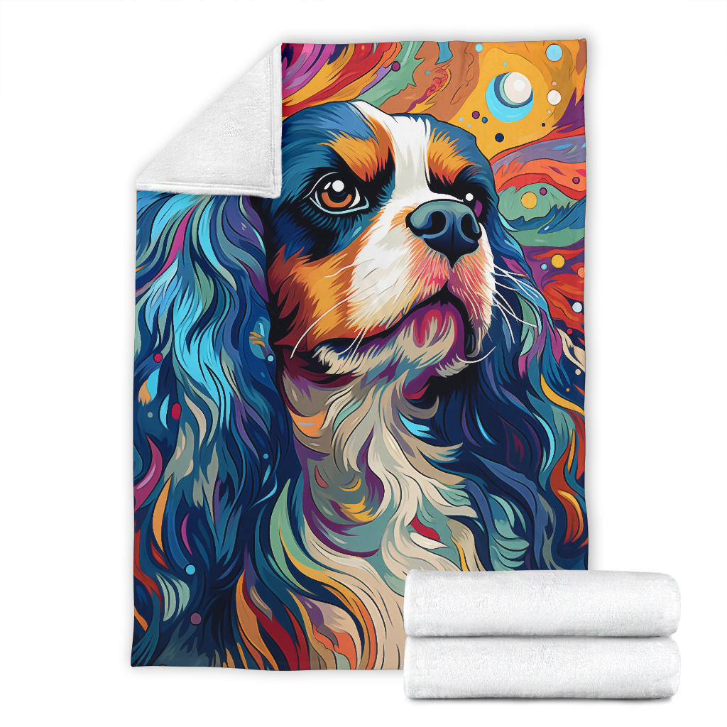 Cavalier King Charles Spaniel Blanket, Cavalier King Charles Spaniel Throw Blanket, Cavalier King Charles Spaniel Dog Gifts