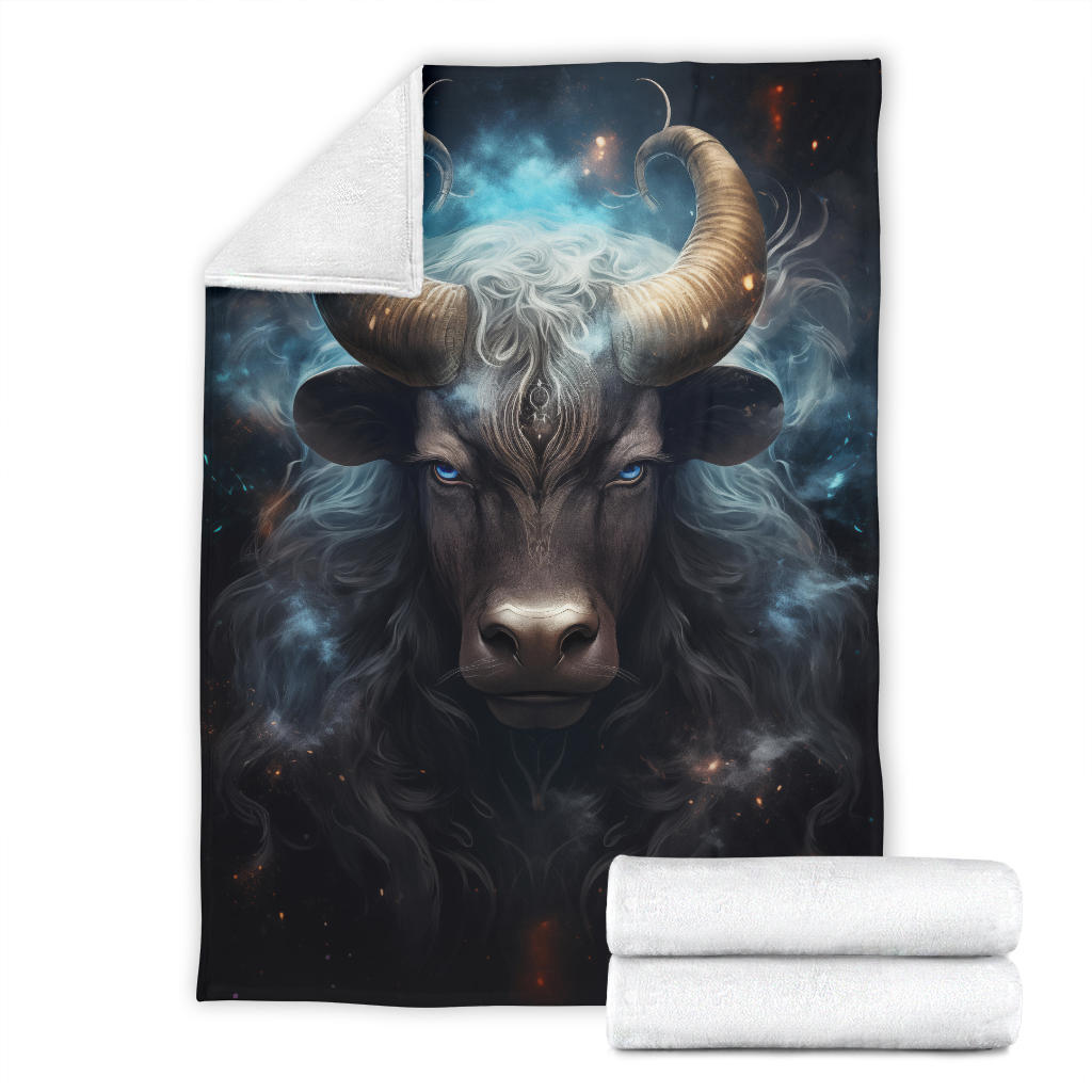 Taurus Zodiac Mysterious Blanket, Bull Zodiac Sign, Taurus Zodiac Gifts, Taurus Throw Blanket