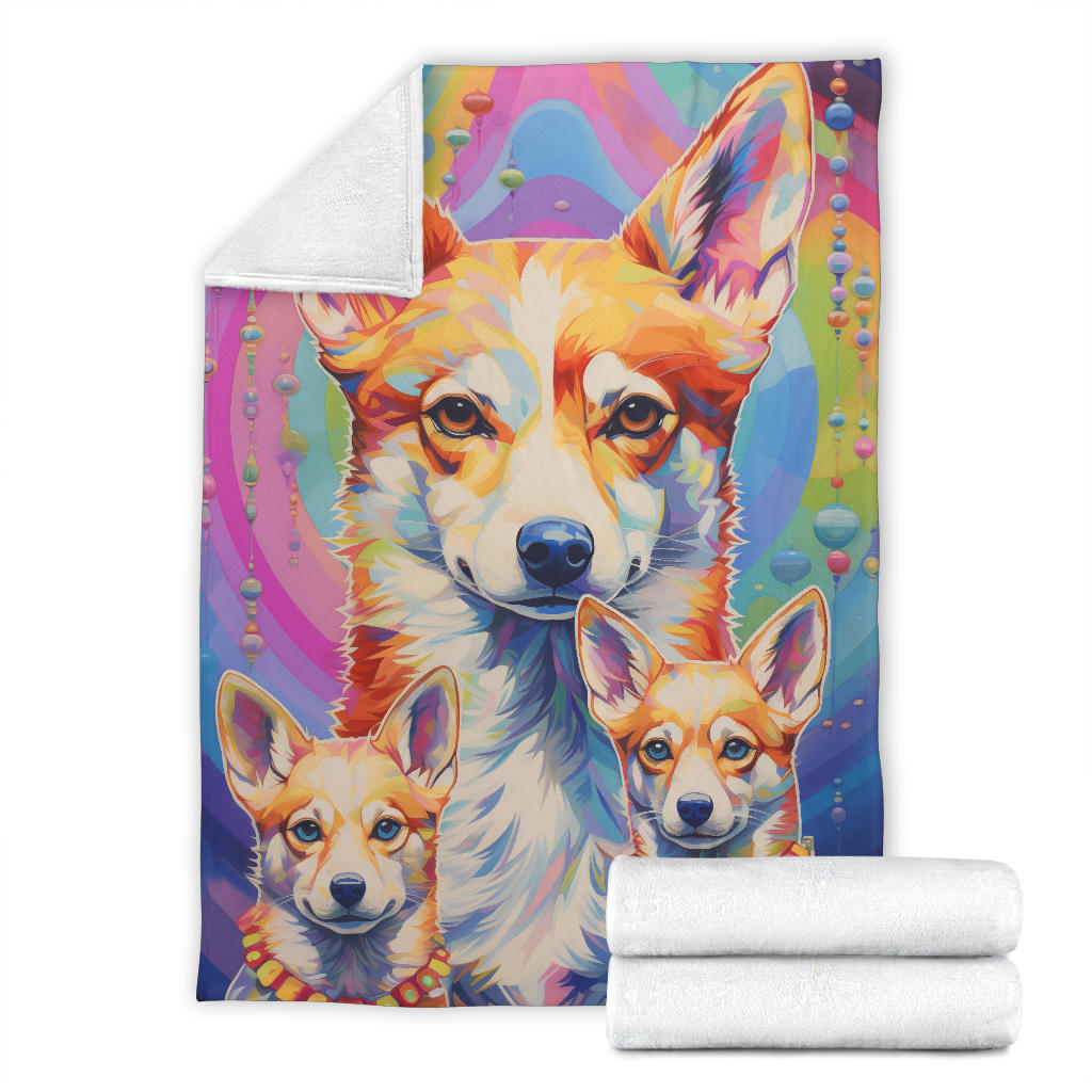 Canaan Blanket, Trippy Psychedelics Canaan Fleece Blanket, Canaan Throw Blanket, Canaan Gifts