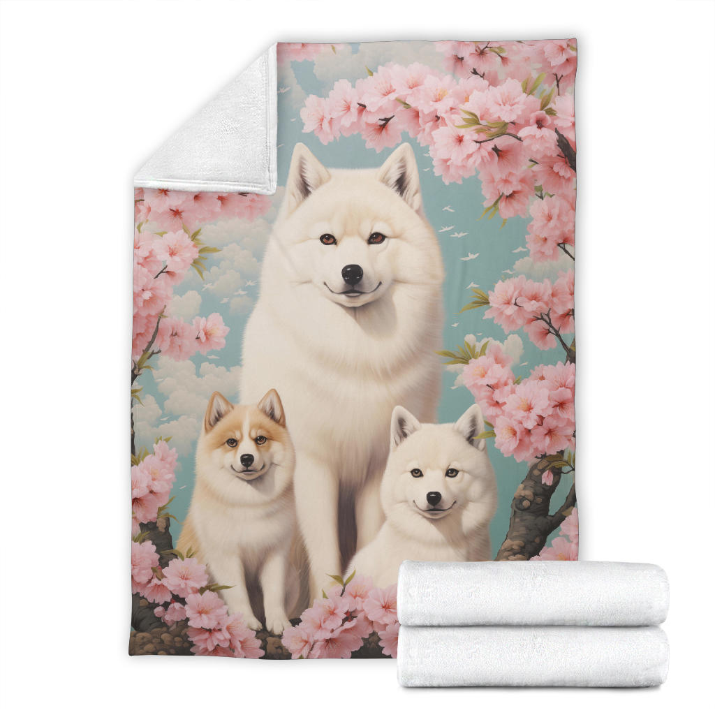 Akita Family Blanket, Akita Blanket, Akita Throw Blanket, Akita Gifts