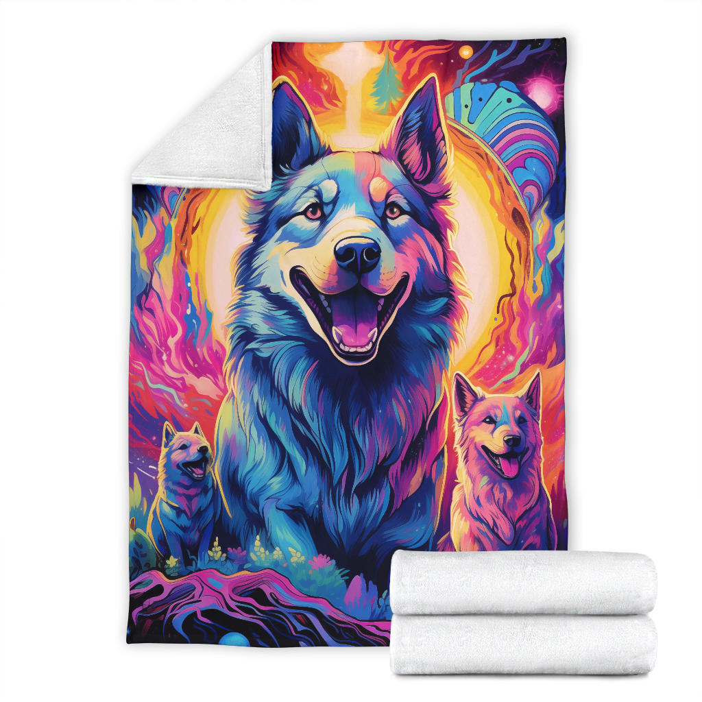 Asian Shepherd Blanket, Trippy Psychedelics Asian Shepherd Fleece Blanket, Asian Shepherd Throw Blanket, Asian Shepherd Gifts