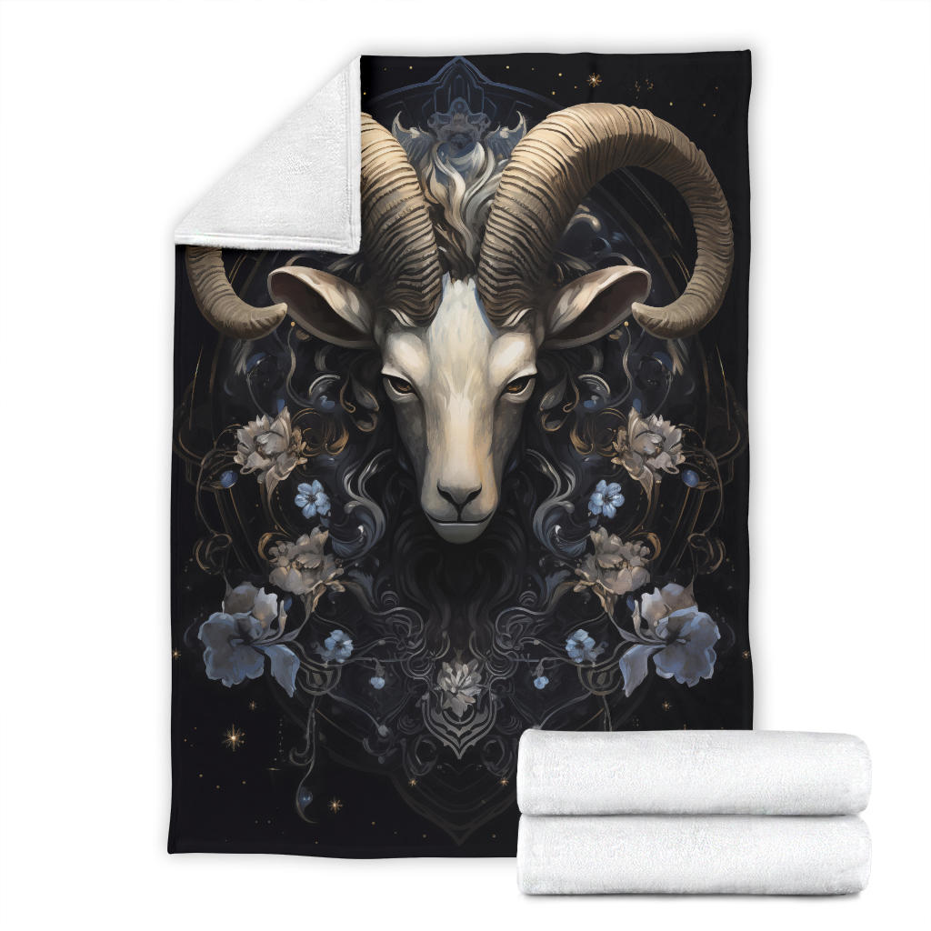 Aries Zodiac Blanket, Ram Zodiac Sign, Aries Gifts, Aries Throw Blanket, Ram Zodiac Gifts