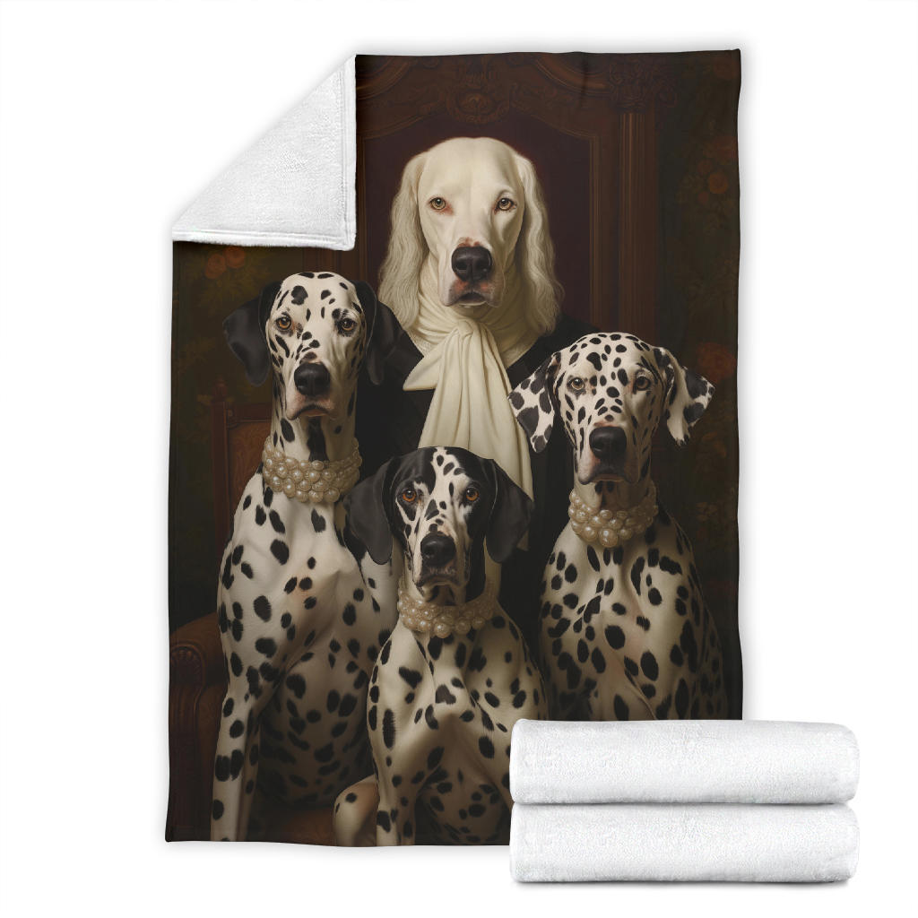 Dalmatian Family Blanket, Dalmatian_Blanket, Dalmatian Throw Blanket, Dalmatian, Dalmatian Gifts