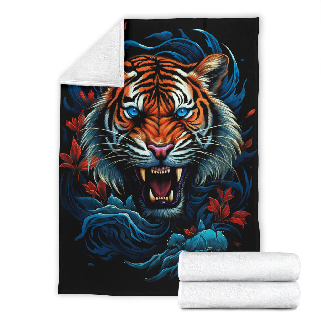 Tiger Blanket Tiger Fleece Blanket