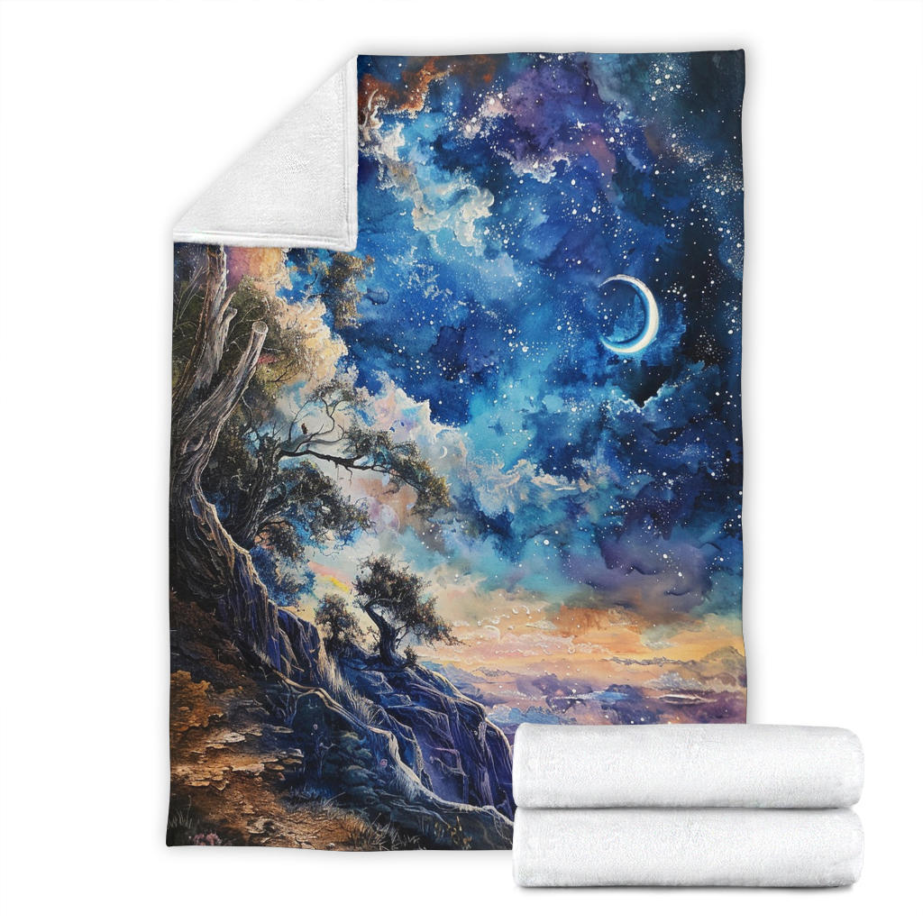 Celestial Serenity Blanket, Celestial Serenity Estetic Blanket, Celestial Serenity Blanket Gift, Blanket