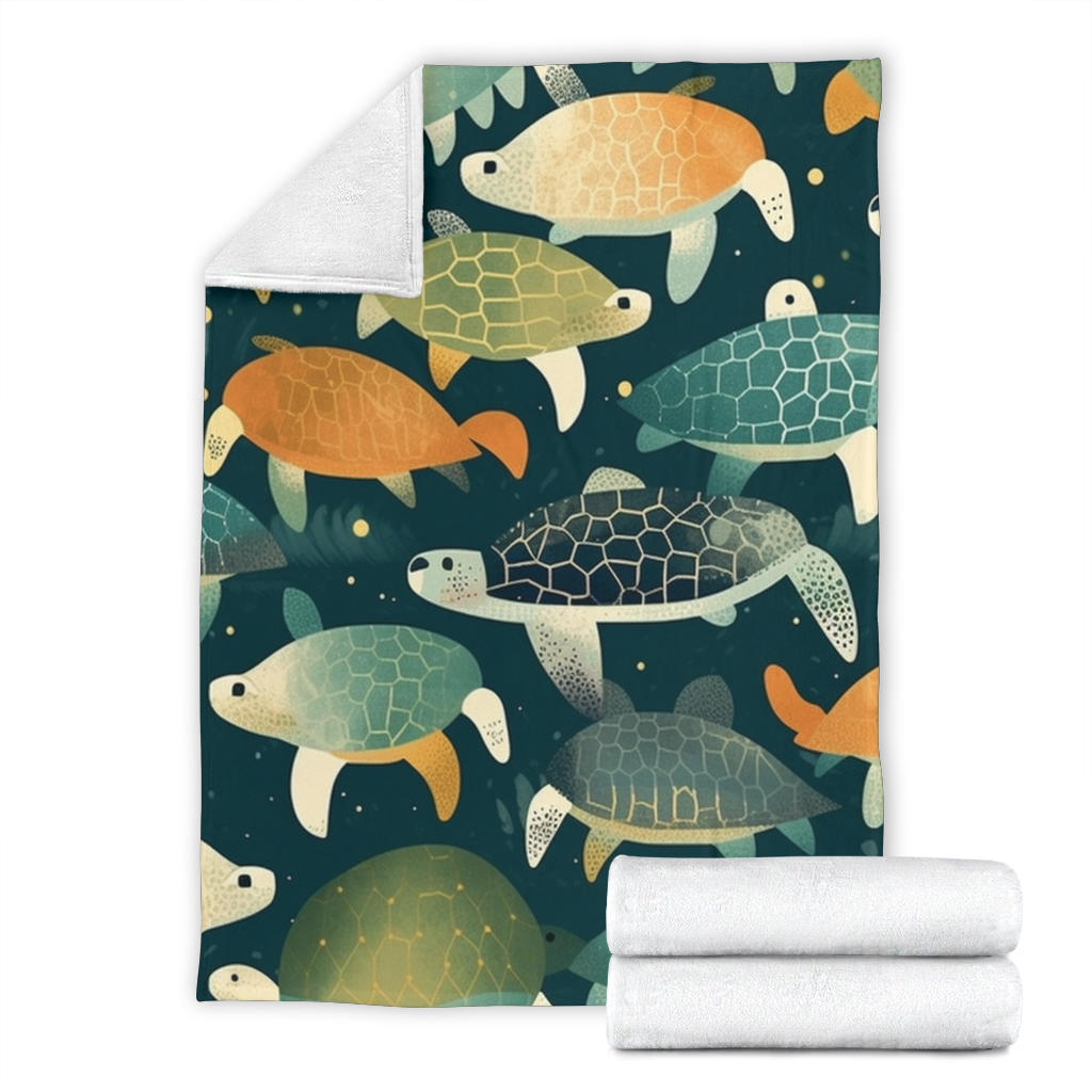 Turtles Ocean Blanket