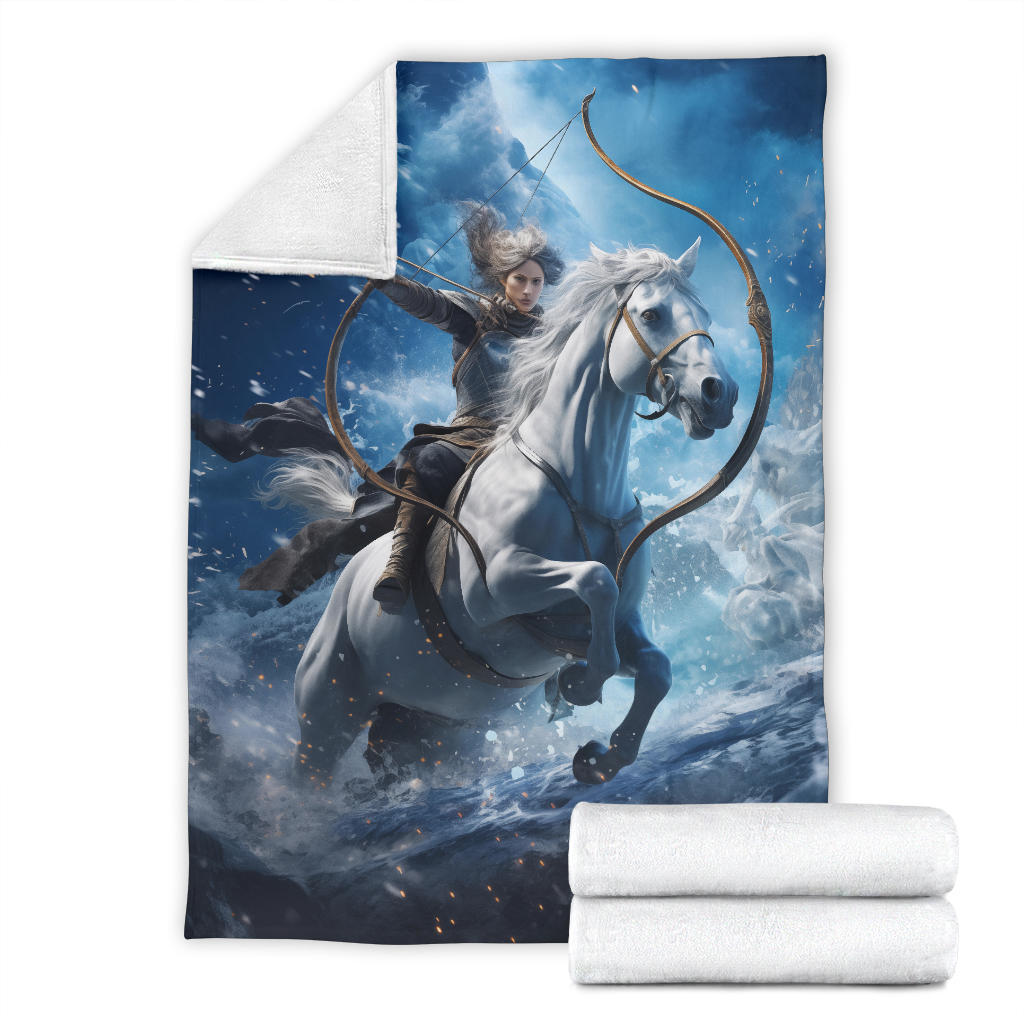 Sagittarius Zodiac Sign Blanket, Archer Sagittarius Zodiac Gifts