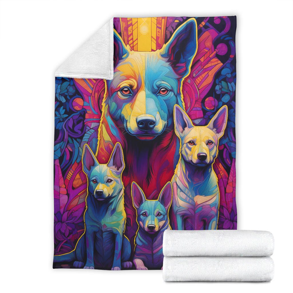 Canaan Blanket, Trippy Psychedelics Canaan Fleece Blanket, Canaan Throw Blanket, Canaan Gifts