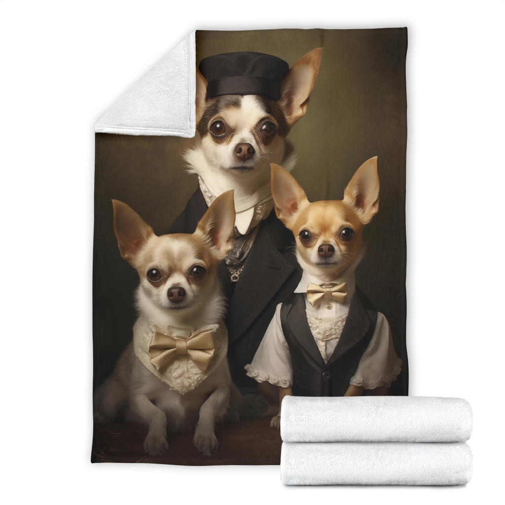 Chihuahua Family Blanket, Chihuahua Blanket, Chihuahua Throw Blanket, Chihuahua, Chihuahua Gifts