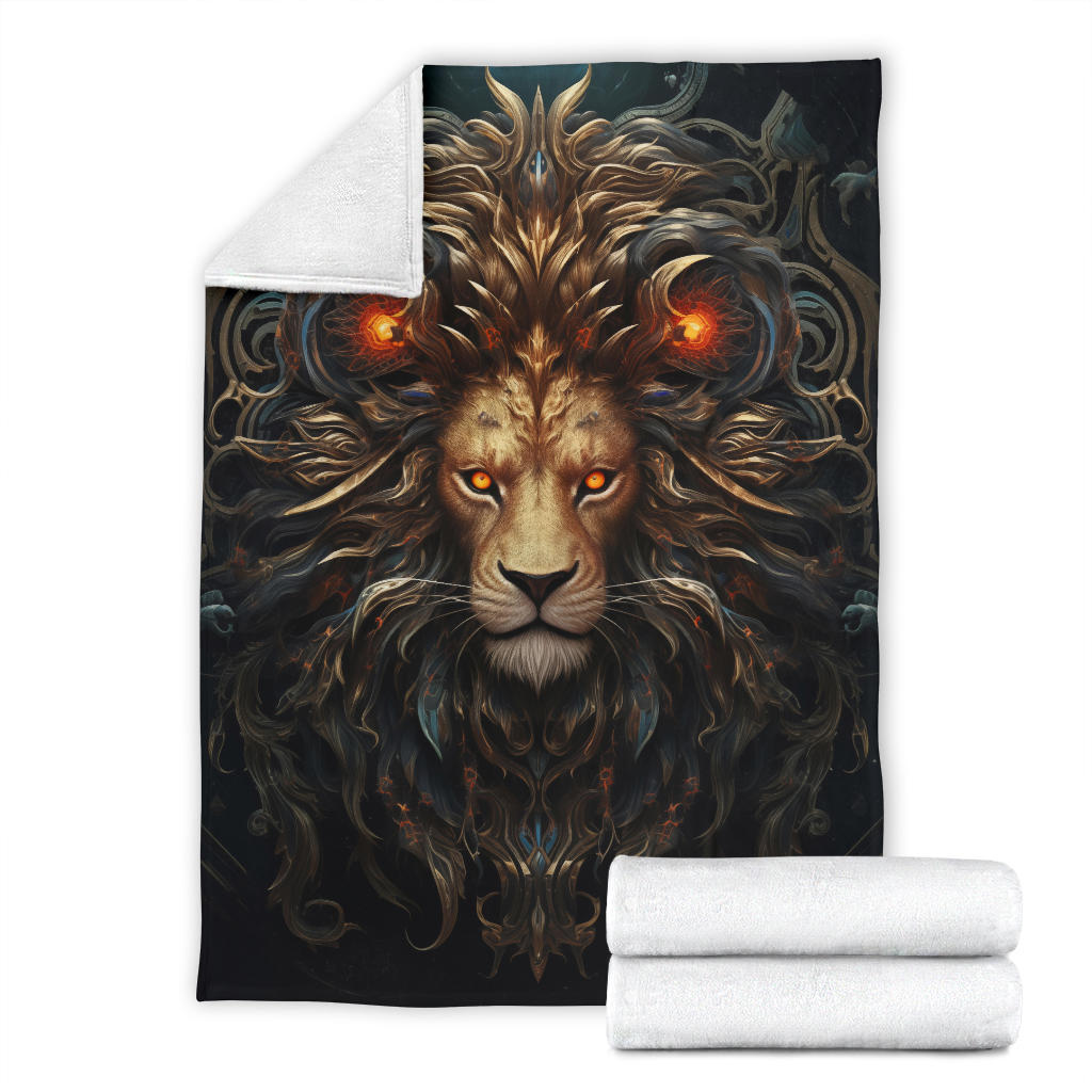 Lion Zodiac Blanket, Lion Zodiac Gifts, Lion Zodiac Sign, Lion Throw Blanket, Leo Zodiac Sign