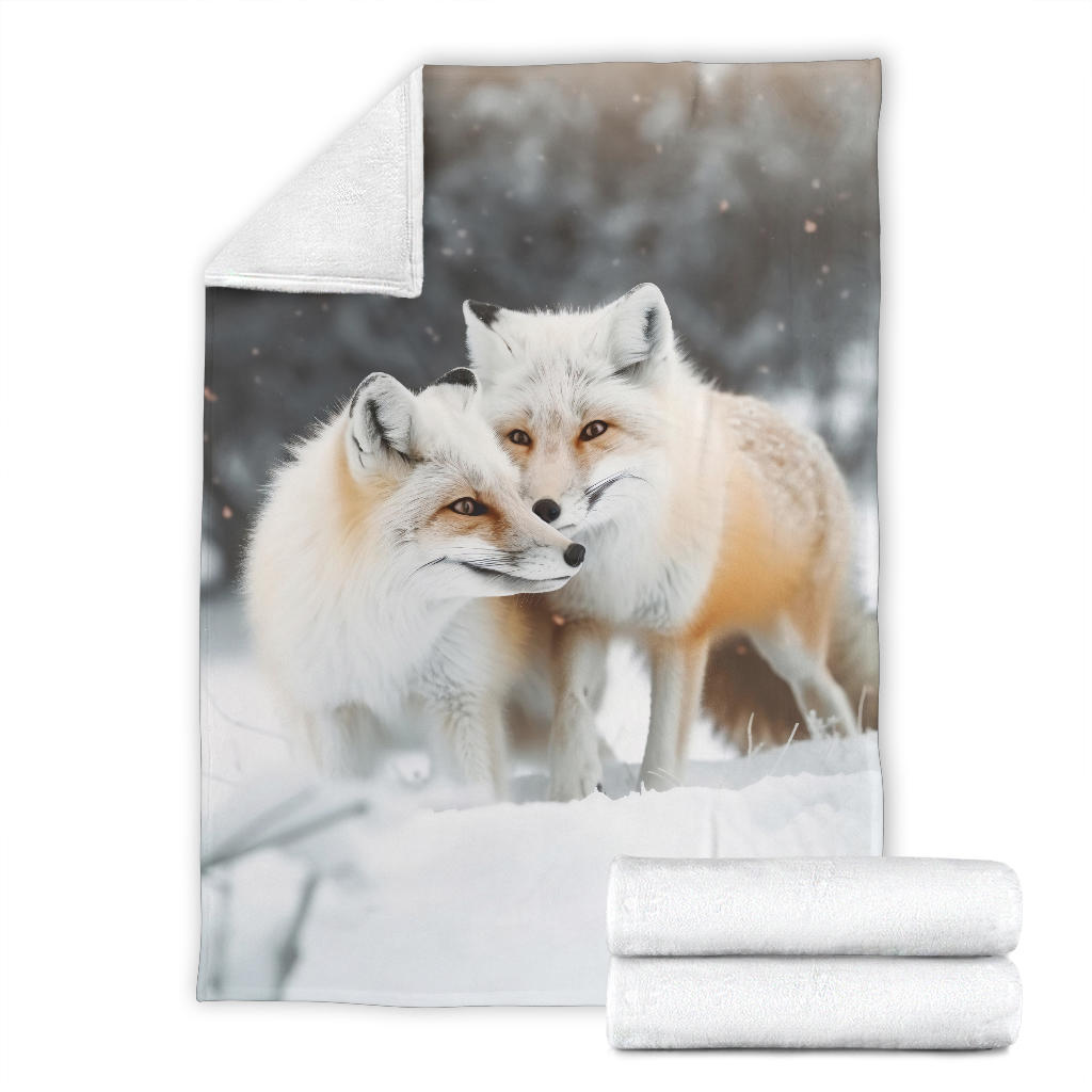 Fox Blanket Fox Fleece Blanket