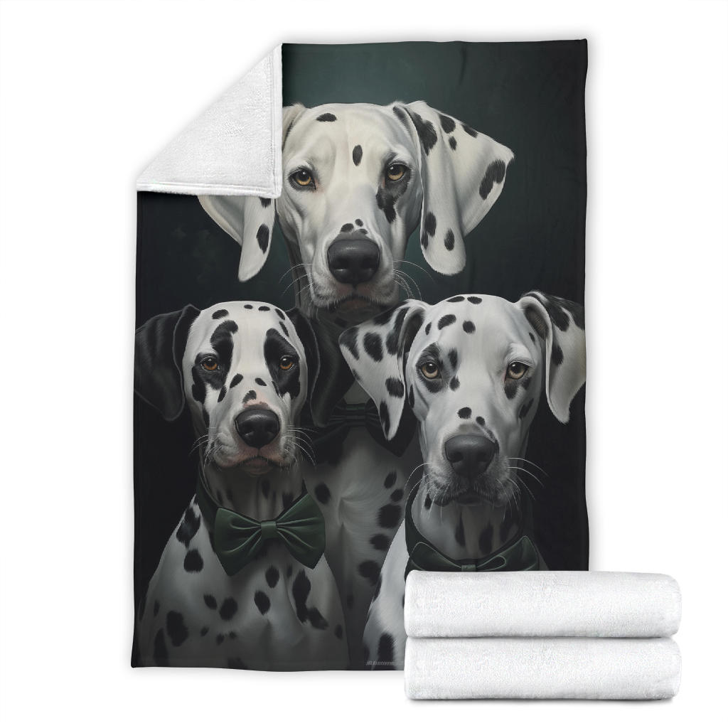 Dalmatian Family Blanket, Dalmatian_Blanket, Dalmatian Throw Blanket, Dalmatian, Dalmatian Gifts