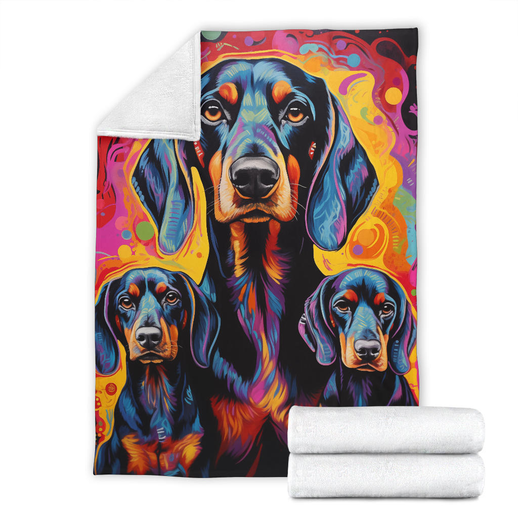 Estonian Hound Blanket, Trippy Psychedelics Estonian Hound Fleece Blanket, Estonian Hound Throw Blanket, Estonian Hound Gifts