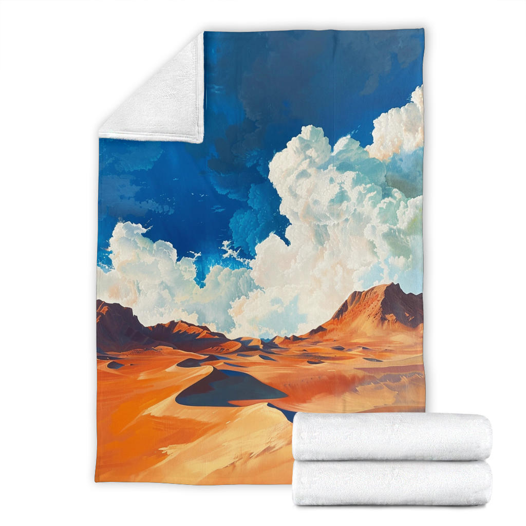 Desert Mirage Blanket, Desert Mirage Estetic Blanket, Desert Mirage Blanket Gift, Blanket