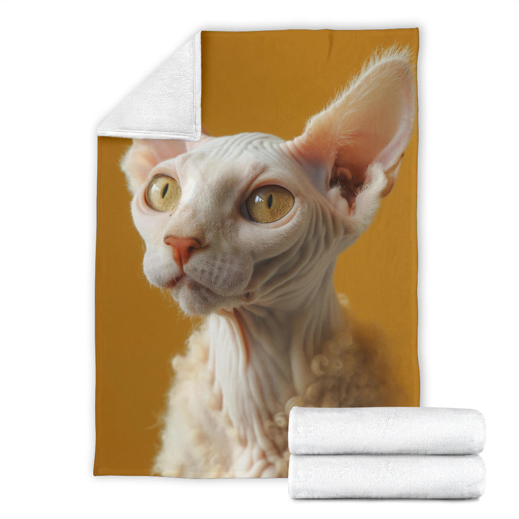 Cornish Rex cat Blanket, Trippy Psychedelics Cornish Rex cat Fleece Blanket, Cornish Rex cat Throw Blanket, Cornish Rex cat Gifts