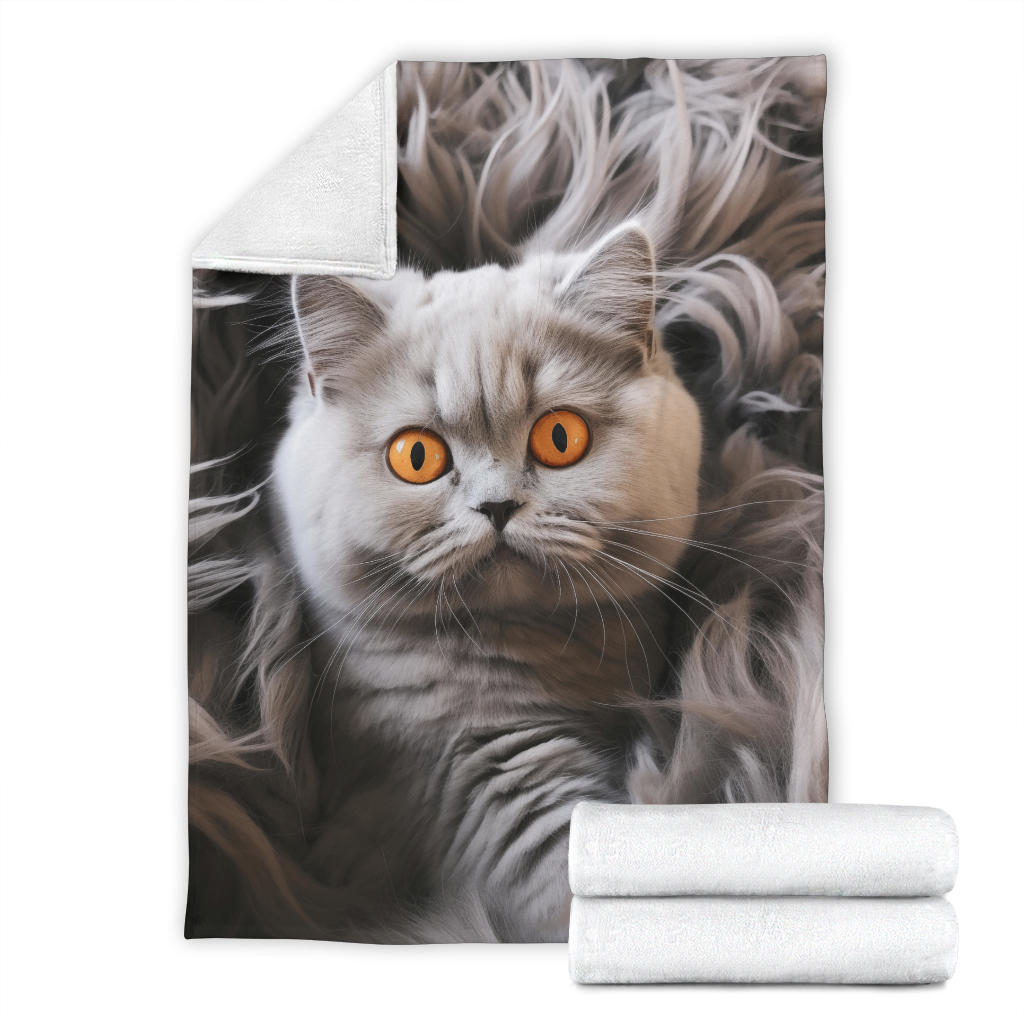 British Shorthair Hair Blanket