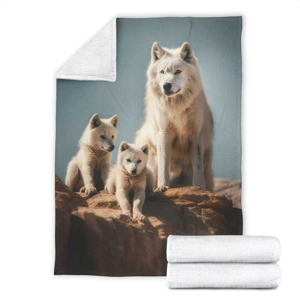 Wolves Family Blanket