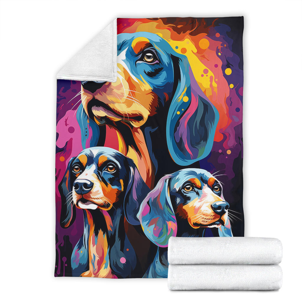 Estonian Hound Blanket, Trippy Psychedelics Estonian Hound Fleece Blanket, Estonian Hound Throw Blanket, Estonian Hound Gifts