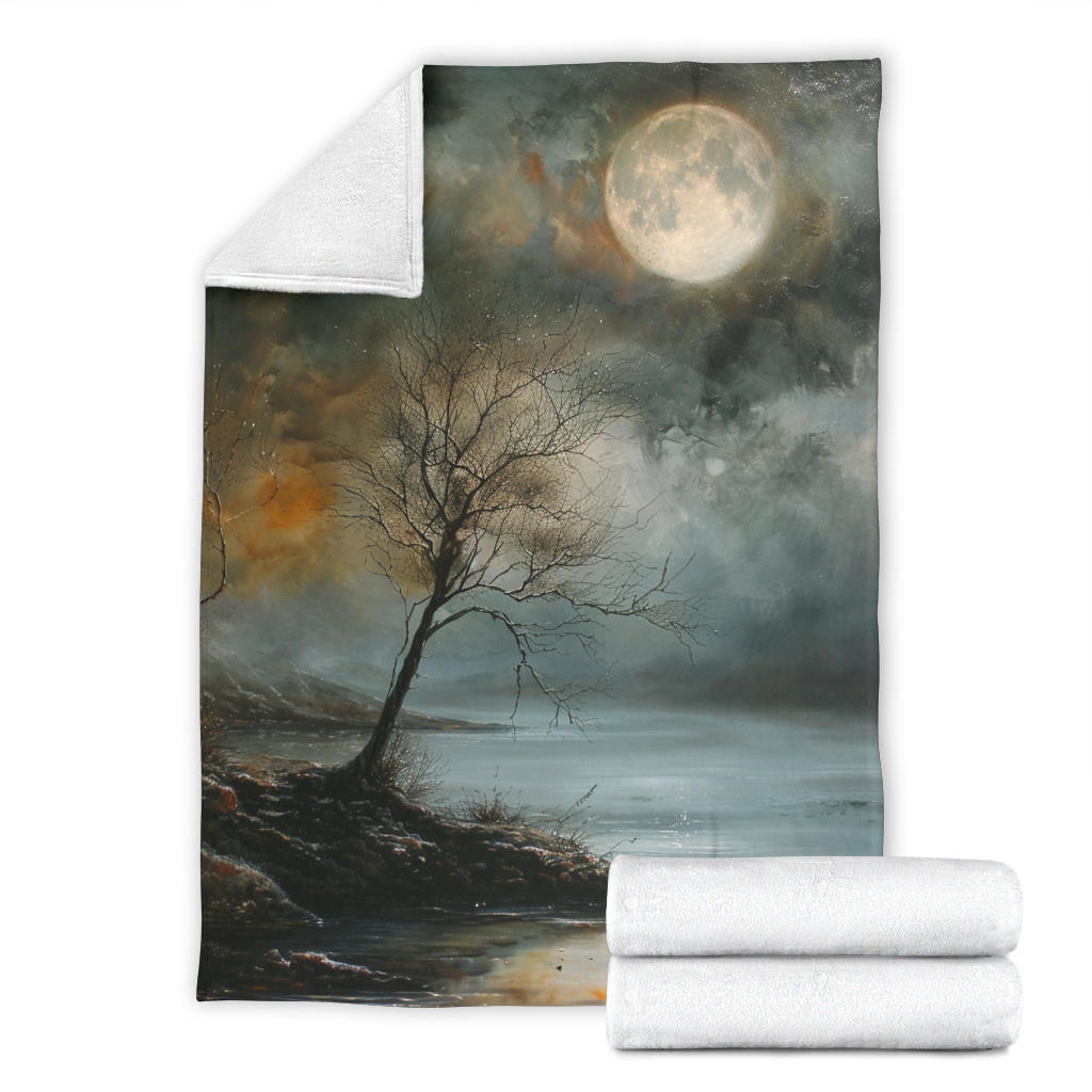 Mystic Moonlight Blanket, Mystic Moonlight Estetic Blanket, Mystic Moonlight Blanket Gift, Blanket