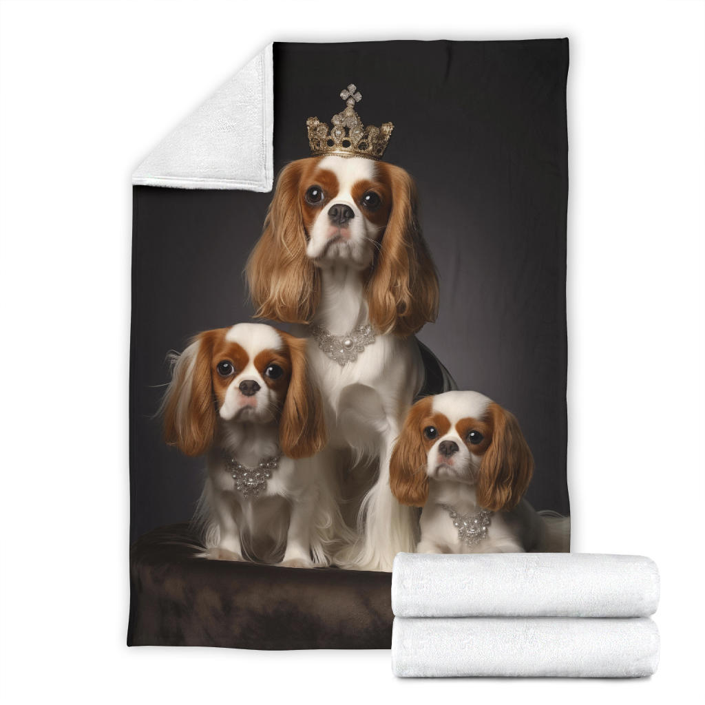 alier King Charles Spaniel Blanket, Cavalier King Charles Spaniel Throw Blanket, Cavalier King Charles Spaniel, Cavalier King Charles Spaniel Gifts