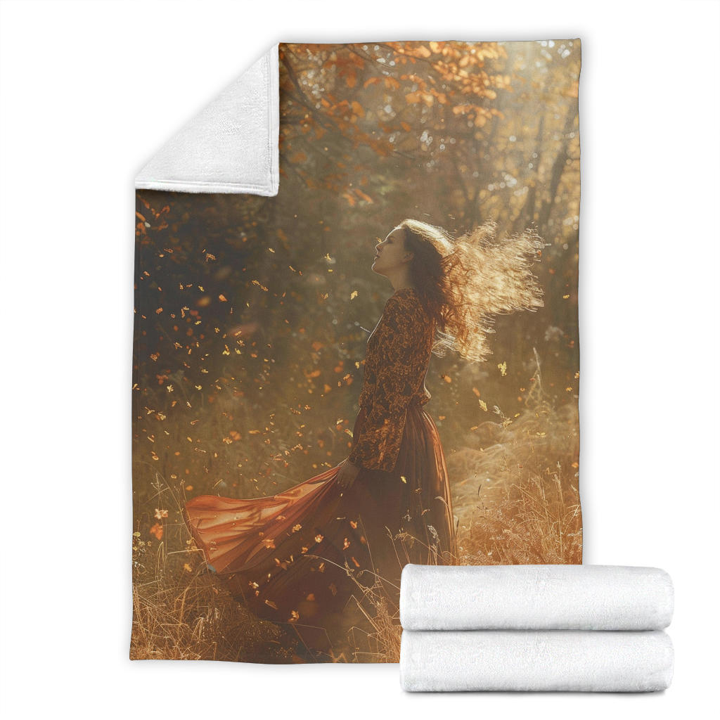 Autumn Aura Blanket, Autumn Aura Estetic Blanket, Autumn Aura Blanket Gift, Blanket