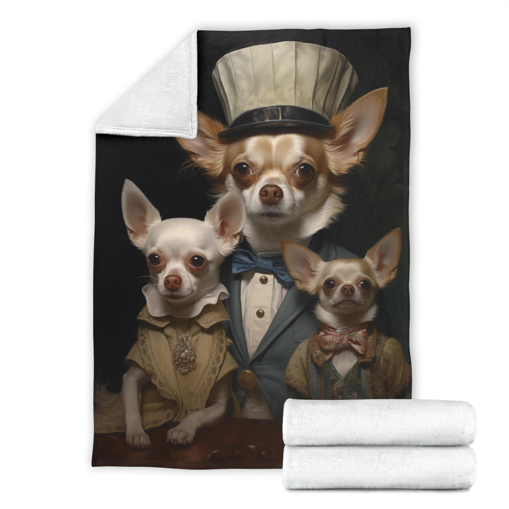 Chihuahua Family Blanket, Chihuahua Blanket, Chihuahua Throw Blanket, Chihuahua, Chihuahua Gifts