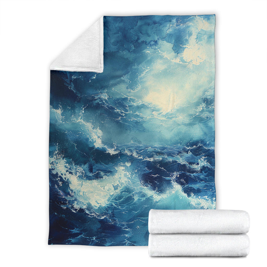 Oceanic Bliss Blanket, Oceanic Bliss Estetic Blankets, Oceanic Bliss Blanket Gifts, Blanket