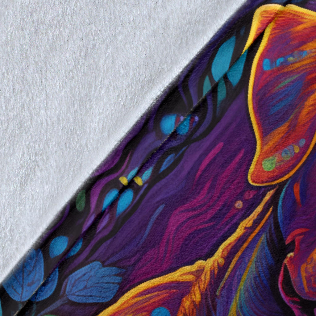 Chesapeake Bay Retrievr  Blanket, Trippy Psychedelics Chesapeake Bay Retrievr Fleece Blanket, Chesapeake Bay Retrievr Throw Blanket, Chesapeake Bay Retrievr Gifts