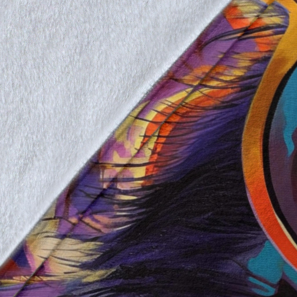 Monkey Blanket, Trippy Psychedelics Monkey Fleece Blanket, Monkey Throw Blanket, Monkey Gifts