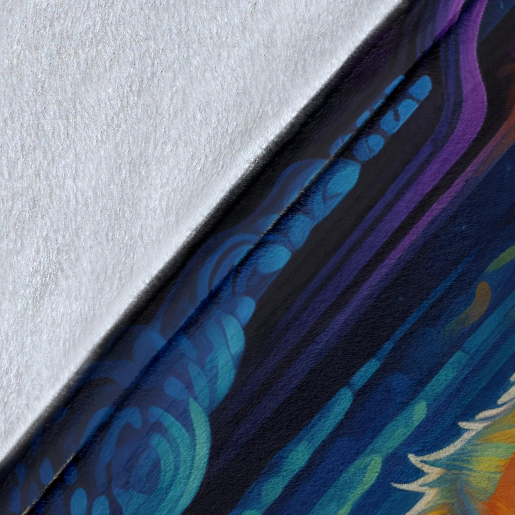 Canaan Blanket, Trippy Psychedelics Canaan Fleece Blanket, Canaan Throw Blanket, Canaan Gifts