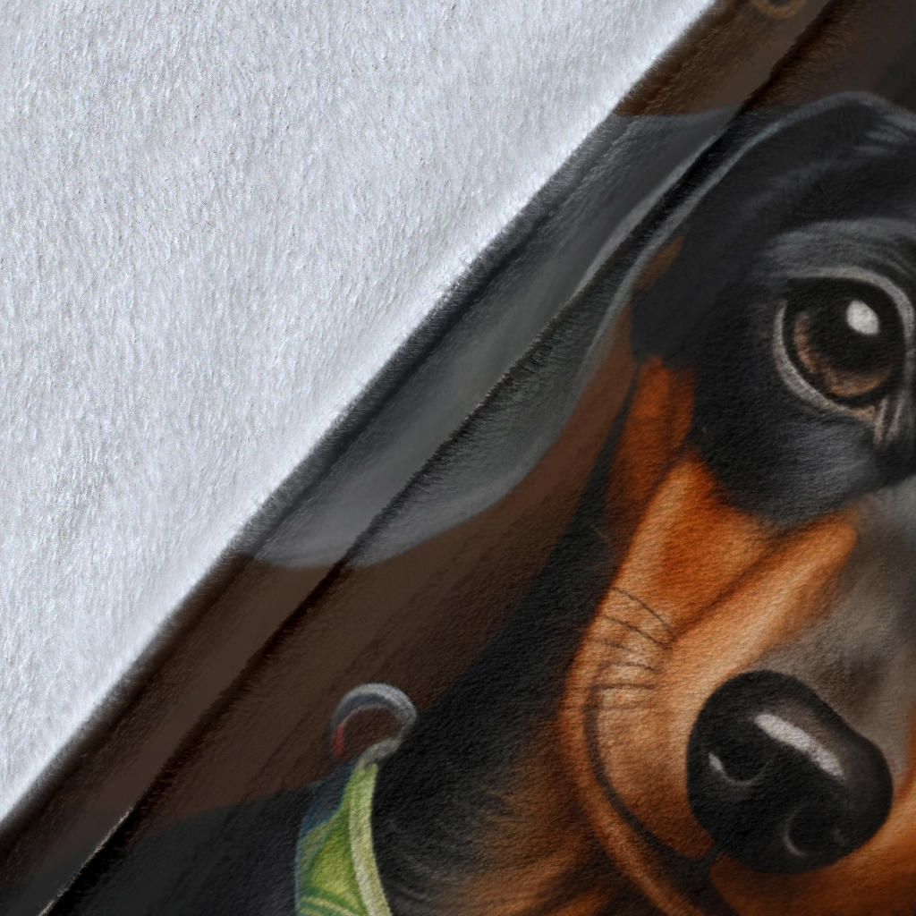 Dachshund Family Blanket, Dachshund Fleece Blanket, Dachshund Gifts, Dachshund Throw Blanket