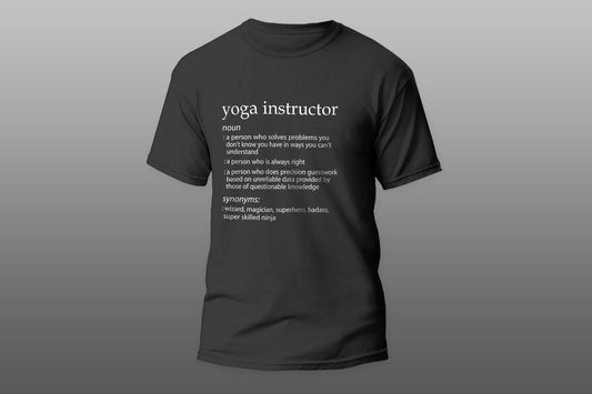 Yoga instructor Profession Meaning Funny Gift T-shirt - Top Content | POD Collection | Free Shipping