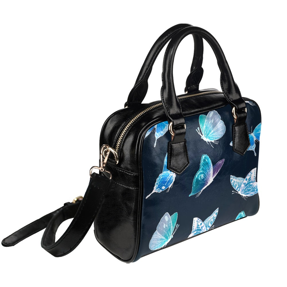 Butterflies Shoulder Handbag