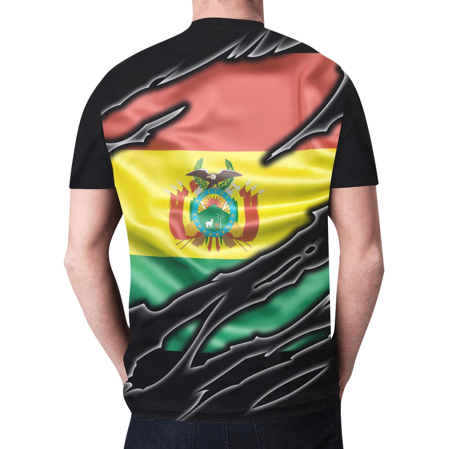 Flag Bolivia patriot love New All Over Print T-shirt