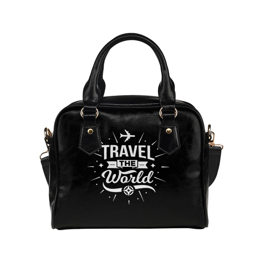 Travel the world Shoulder Handbag