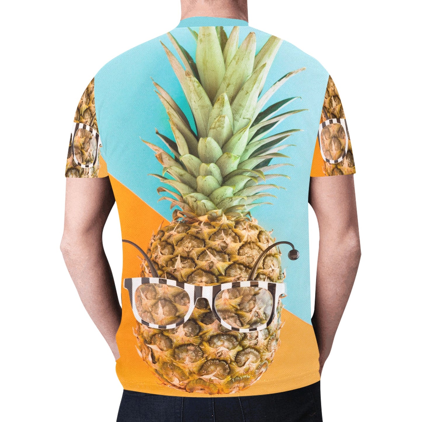 Trendy Pineapple Sunglasses New All Over Print T-shirt