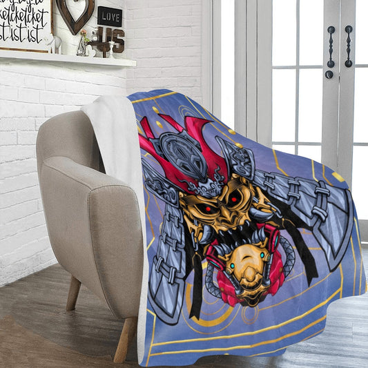 Japanese Devil Robot Ultra-Soft Micro Fleece Blanket 60"x80"