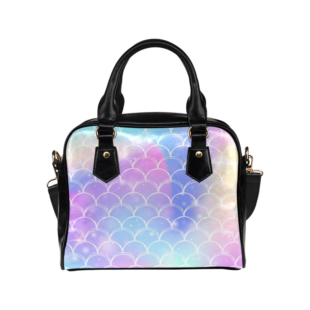 Fishscale Holo Shoulder Handbag