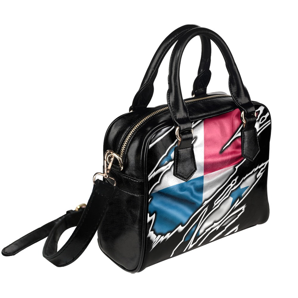 Flag Panama patriot love Shoulder Handbag