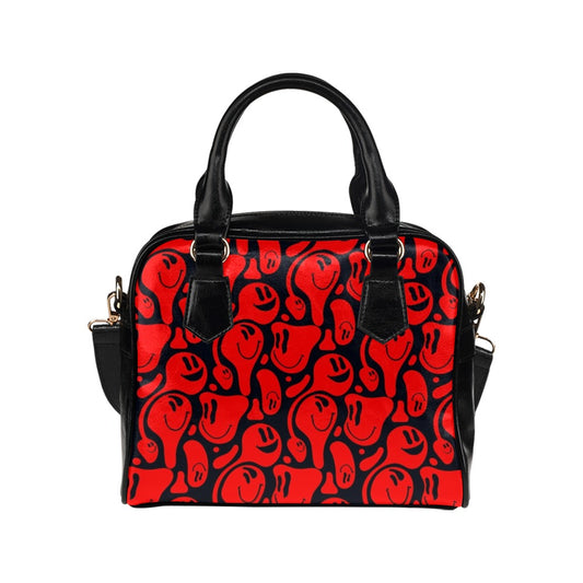 Emoji Smiley Red Shoulder Handbag