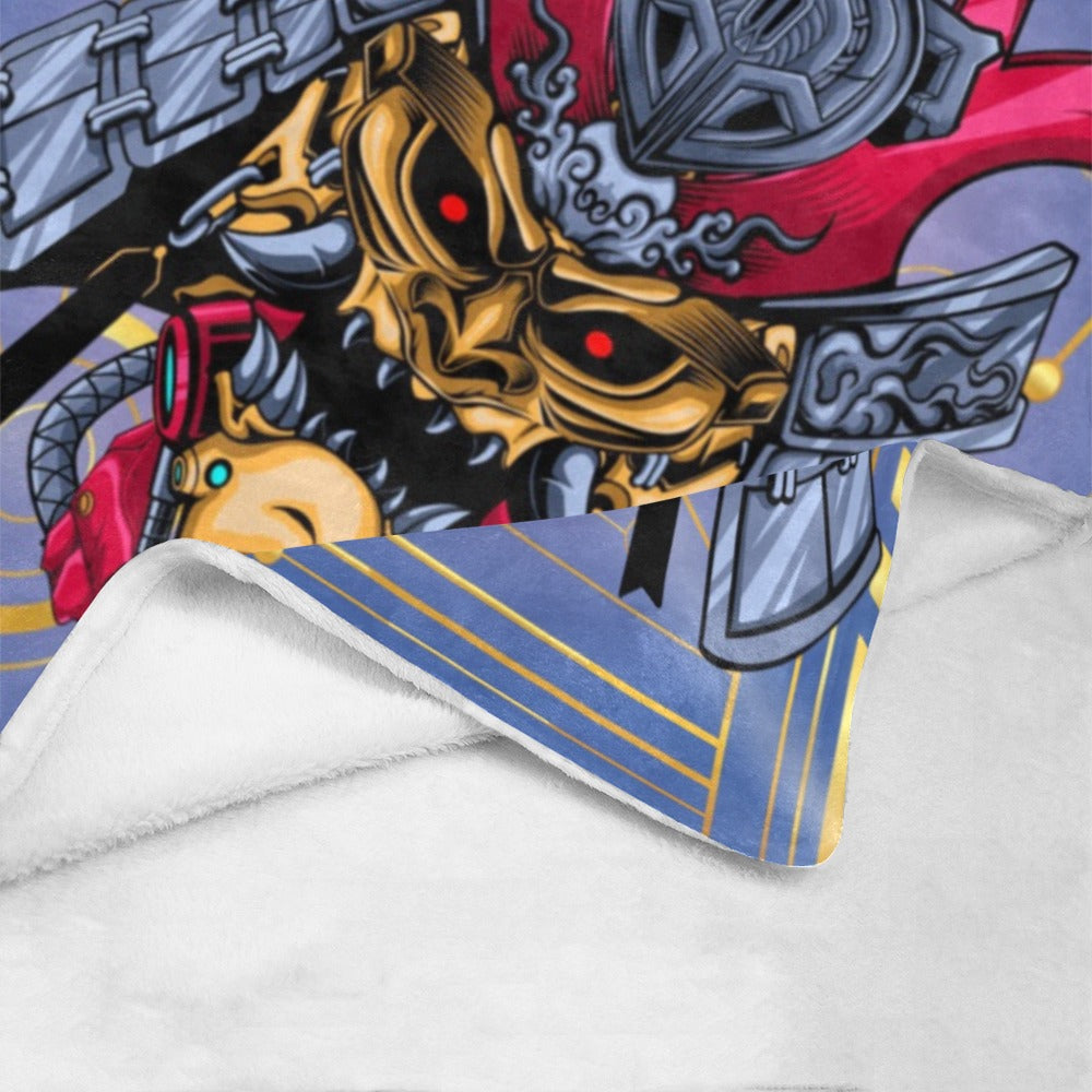 Japanese Devil Robot Ultra-Soft Micro Fleece Blanket 60"x80"