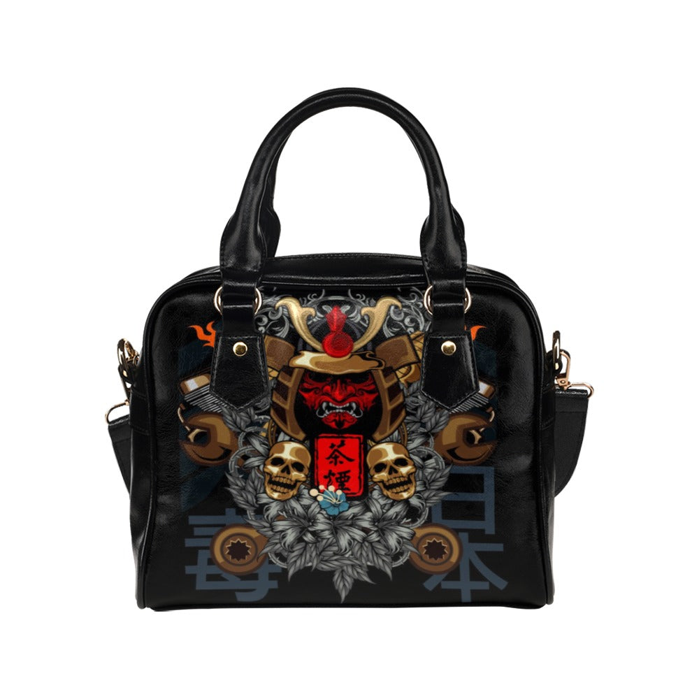 Japanese Samurai Cyborg Armor Shoulder Handbag