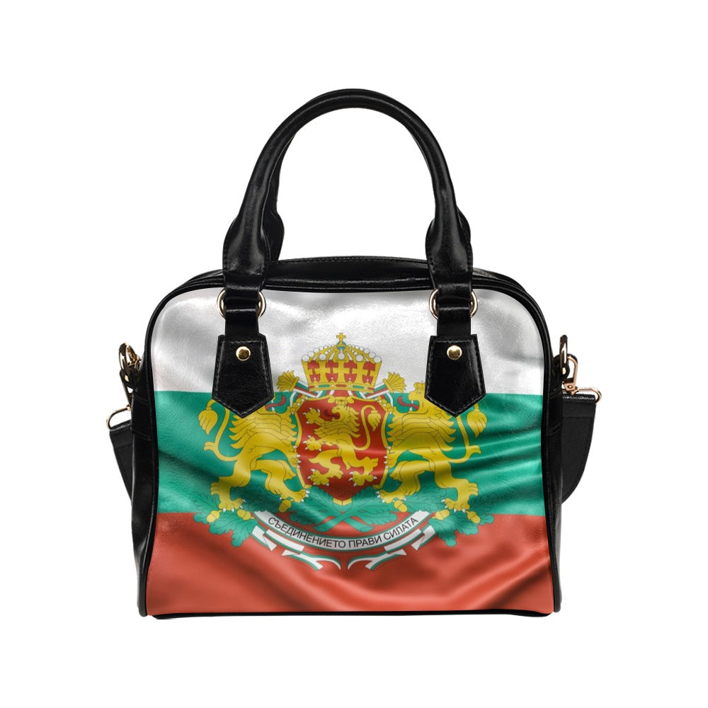 Flag Bulgaria coat of arms Shoulder Handbag